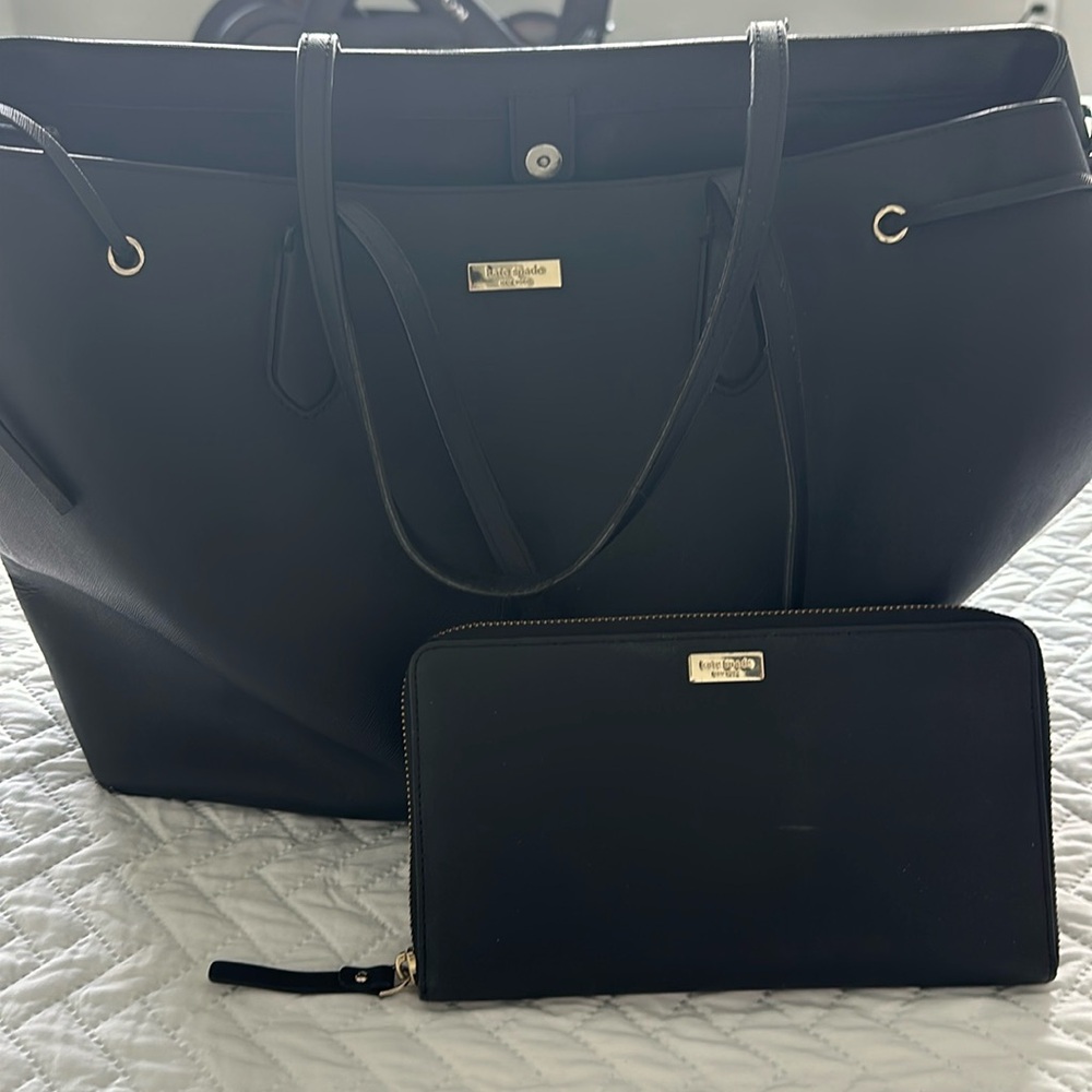 Kate spade tote and wallet